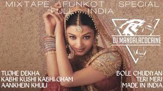 DUGEM FUNKOT SPESIAL FULL INDIA | DJ TUJHE DEKHA VS DJ TERI MERI | [DJ] MANDALA COCAINE