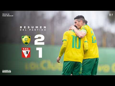 Cerrito 2-1 Tacuarembó | Resumen | Fecha 22 | Fase Regular | Segunda Profesional AUF 2026 | #AUFTV
