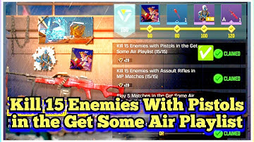 Call Of Duty Mobile Kill 15 Enemies With Pistols in the Get Some Air Playlist Task Complete