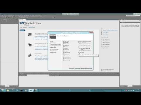 Tutorial to create a Ribbon Style Application with Visual Studio 11