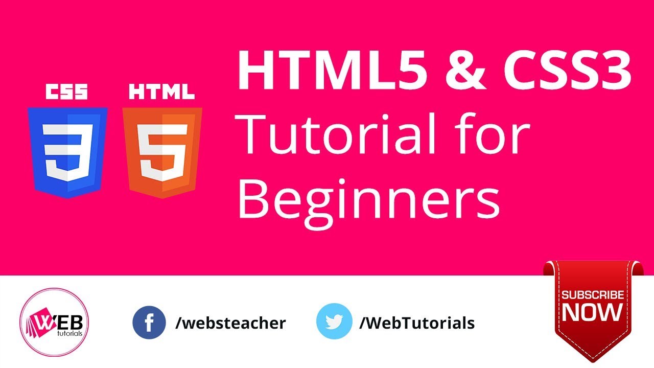 Youtube html5. Html for Beginners. Html Tutorial. Exercises for CSS and html. Video about html.