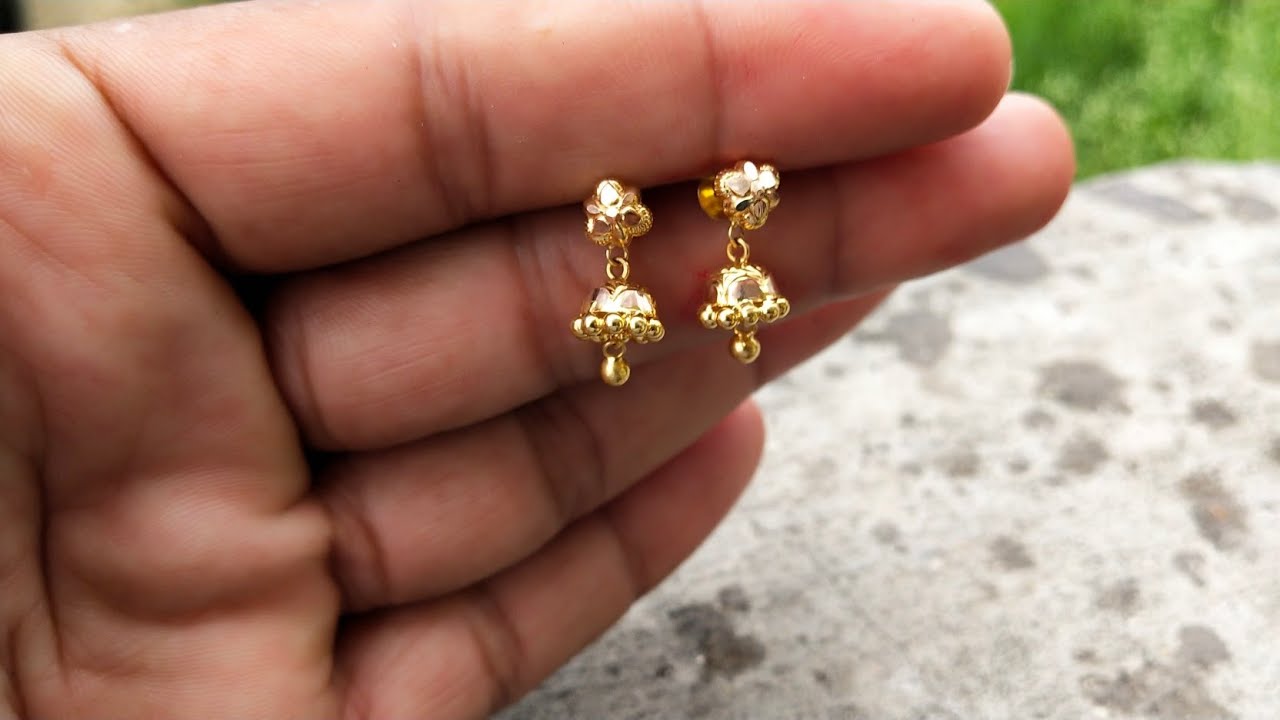 Buy Kids Gold Earrings Online - Kids Earring Designs with Price