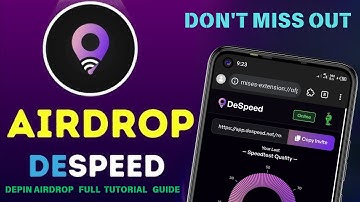 DESPEED new DEPIN airdrop full process || DESPEED extension || how to connect despeed  #depin