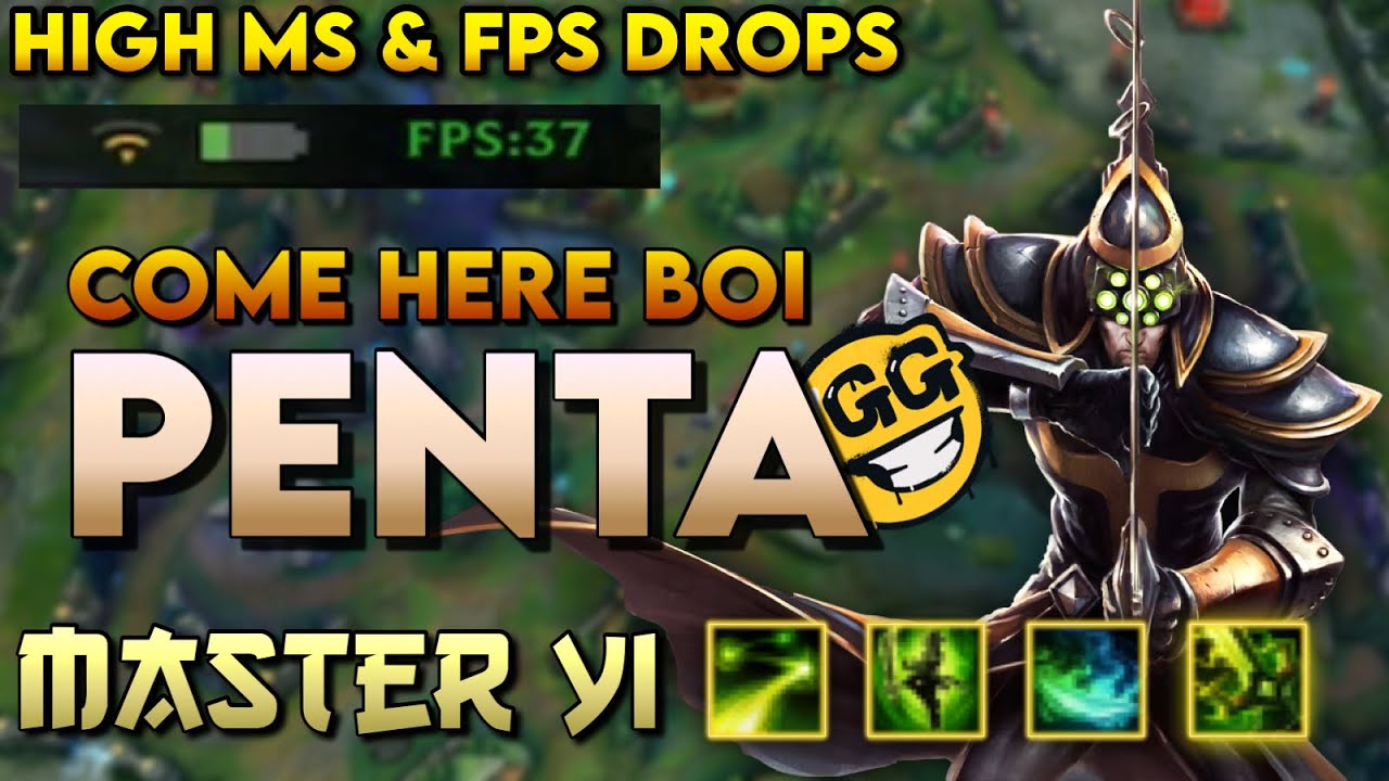 WILD RIFT PENTA MASTER YI - MASTER YI GAMEPLAY LoL Wild Rift