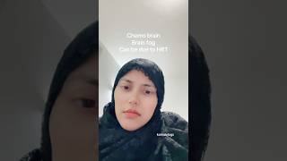 Chemo Brain #cancerjourney #brainfog #chemosideeffects #hormonereplacementtherapy