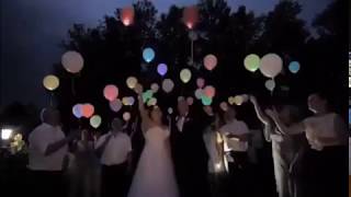 Işıklı balon gösterisi Resimi