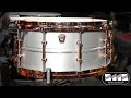 Ludwig acrophonic snare drum 65x14 wcopper tube lugs  diecast hoops