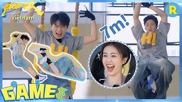 Lý Quân Nhuệ vượt thử thách khó tin! Châu Thâm rớt đầu xuống nước 😂| Phần 13-Tập10 CLIP