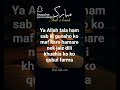 hamari gunaho ko maf karo hamari nek jaiz dili khuahis ko qubul farma aameen #youtube #shortvideo