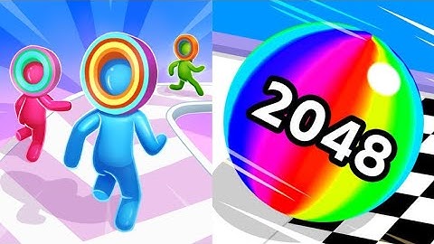 2048 | ball run 2048 ball run Infinity Layer Man Run 3D vs BallRun 2048 #cutiepie22yt