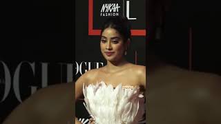 Janhvi Kapoor Hot Strapless White Dress