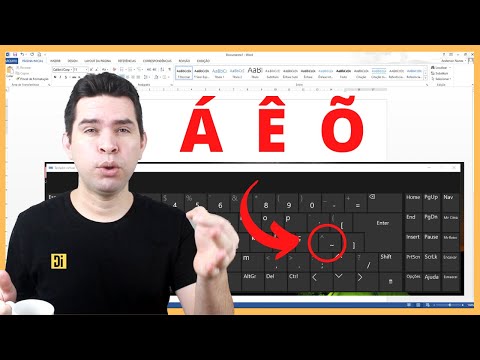 Vídeo: 5 maneiras de adicionar um acento às letras