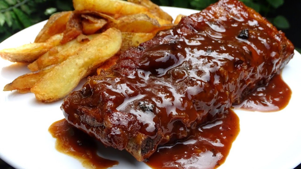 Costillas de cerdo a la COCA-COLA