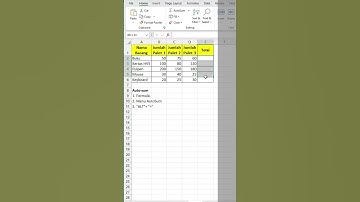 3 Cara Menjumlah Otomatis di Excel #shorts #excel #exceltutorial #exceltips #belajarexcel