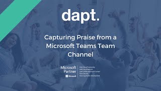 Capture Microsoft Teams Praise