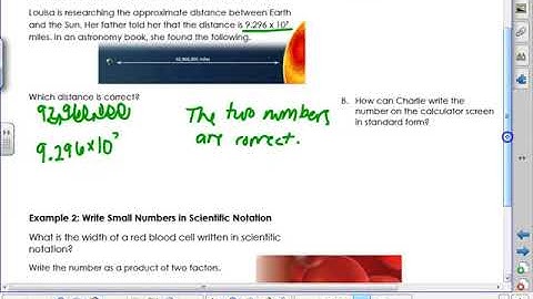 Lesson 1-9: Understand Scientific Notation