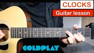 Coldplay  Clocks | Guitar Lesson (Tutorial) Chords & Intro