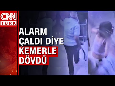 Otomobilinin alarmı çaldı diye 13 yaşındaki kız çocuğunu kemerle darbetti