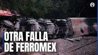 Descarrila tren de Ferromex en Jalisco: mueren 2 elementos de la Guardia Nacional