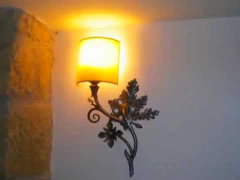 Lámparas y apliques de forja artistica .tofé, zarraton, la rioja ... Candelabros Herreria Ideas De