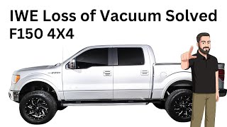 Ford F150 4x4 Repair: Silencing the Loud Grind--loss of vacuum solved