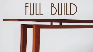 Full Build Of My Jarrah Hall Table With A Floating Top & End Grain Veneer