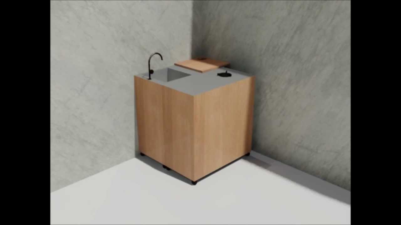 COCINA CUBO (prototipo) - YouTube