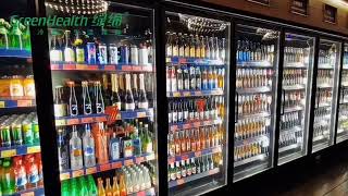 Luxury Multideck Chiller Beer Fridge Liquor Display Cabinet For Bar Pub screenshot 2