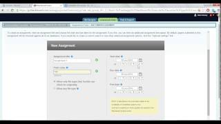 Create a Turnitin Assignment in Blackboard