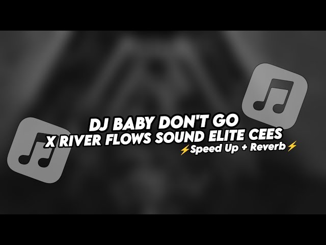DJ BABY DON'T GO X RIVER FLOWS SOUND ELITE CEES (Speed Up+Reverb) class=