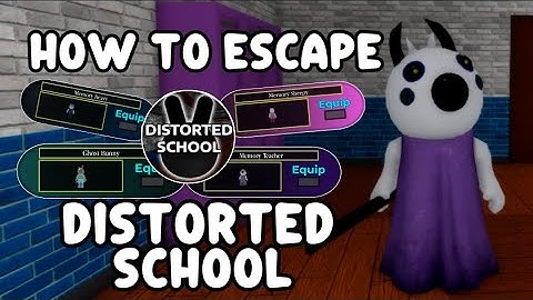 How to ESCAPE DISTORTED SCHOOL in PIGGY BUT NOSTALGIA! - Roblox