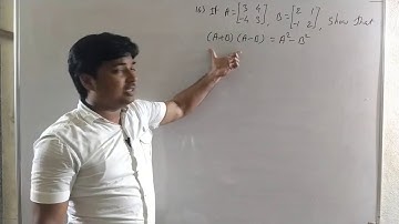 Determinants and Matrices Lec29 : Multiplication, Algebra of Matrix : Ex.4.6-14,15,16,17,18,19