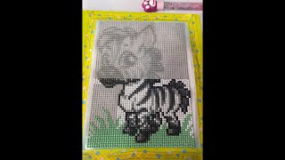 Animal 🦓 DIAMOND PAINTING Zebra ASMR Talking