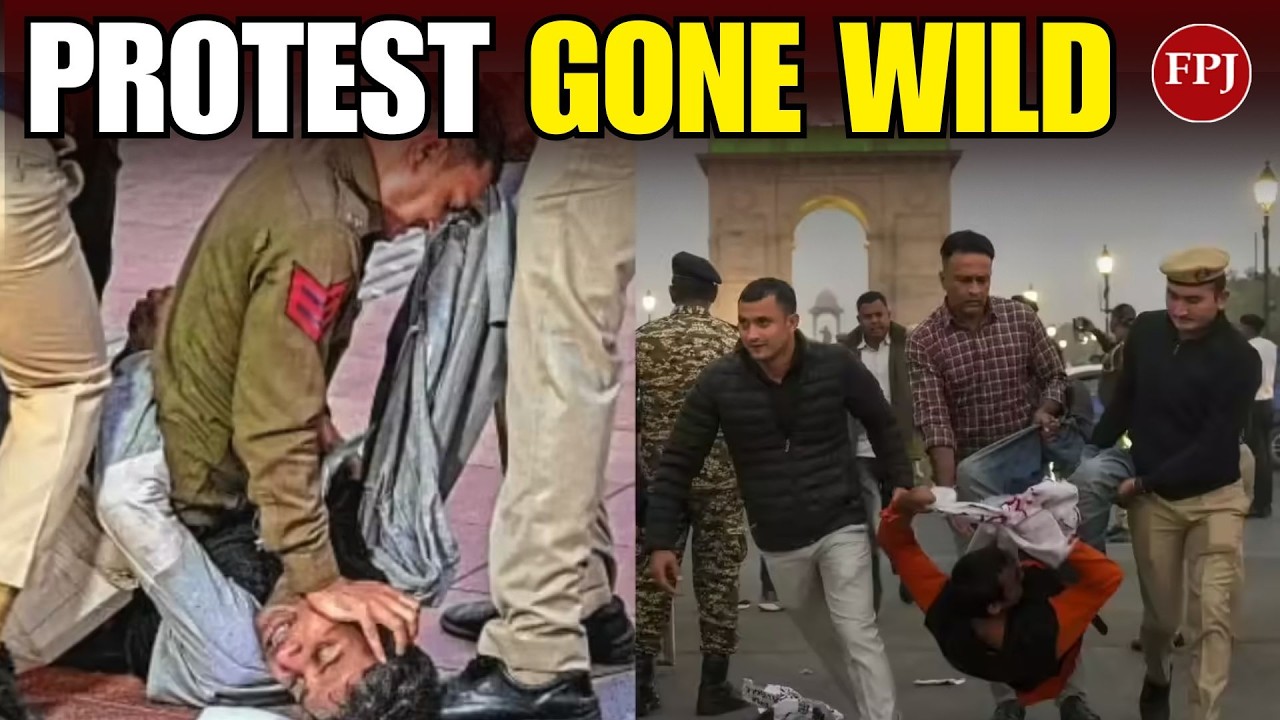 Протест против загрязнения окружающей среды в Дели перерос в взрыв: полиция применила перцовый ба...
