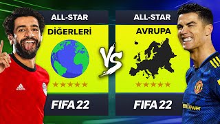 AVRUPA KARMASI vs DİĞER ÜLKELER KARMASI // FIFA 22 KARİYER MODU KAPIŞMA