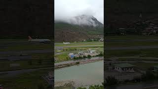 Druk Air landing at Paro International Airport, Bhutan #paro #travel screenshot 1