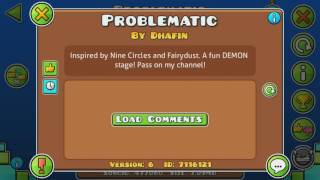 Geometry Dash: Problematic by Dhafin (Easy Demon) [4K sub special 1/2]