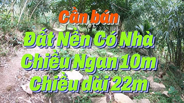 Cần bán - Đất Nền Có Nhà - Ngan 10m Dài 22m - Khu Vực Cửu Phẩm - Trên Núi Cấm