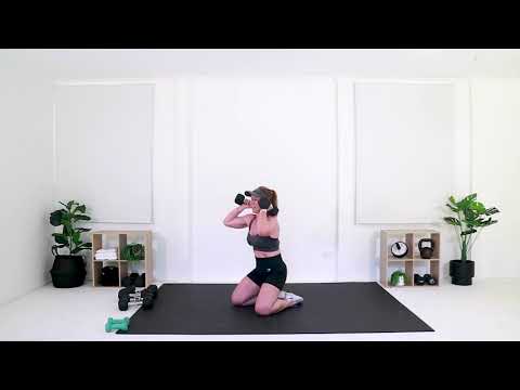 Dumbbell Kneeling Hip Thrust