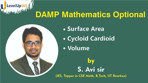 DAMP Mathematics Optional I UPSC CSE Mains 2021