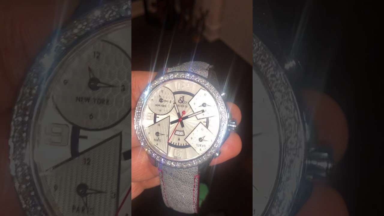 Jacob & Co Five Time Zone Carbon Fibre Dial All Of The Lights