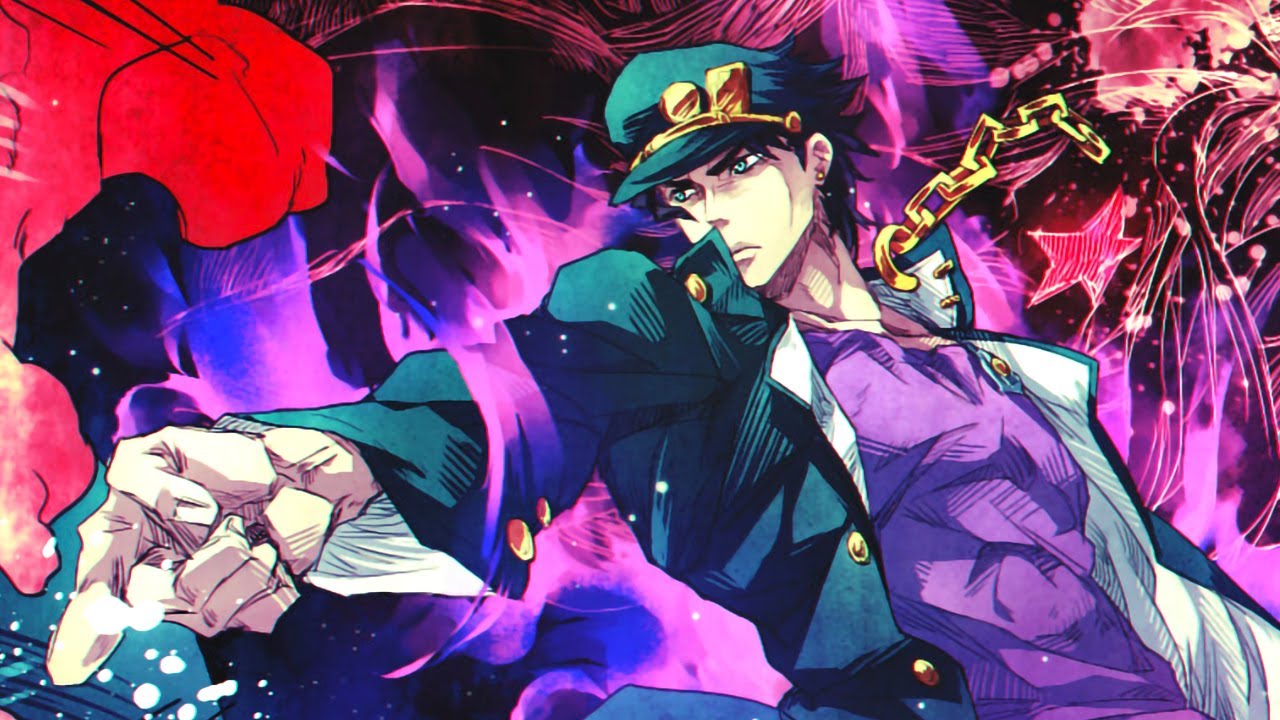 JOJO'S BIZARRE ADVENTURE Jotaro Kujo illustration Post Photo Card Anime C#91