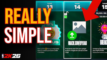 Hoe je een aangepast crewlogo uploadt in NBA 2K26 (doe het goed)
