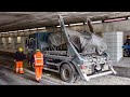 BERGING : Vrachtwagen met portaalarmsysteem vast in tunnel  ❗️❗️