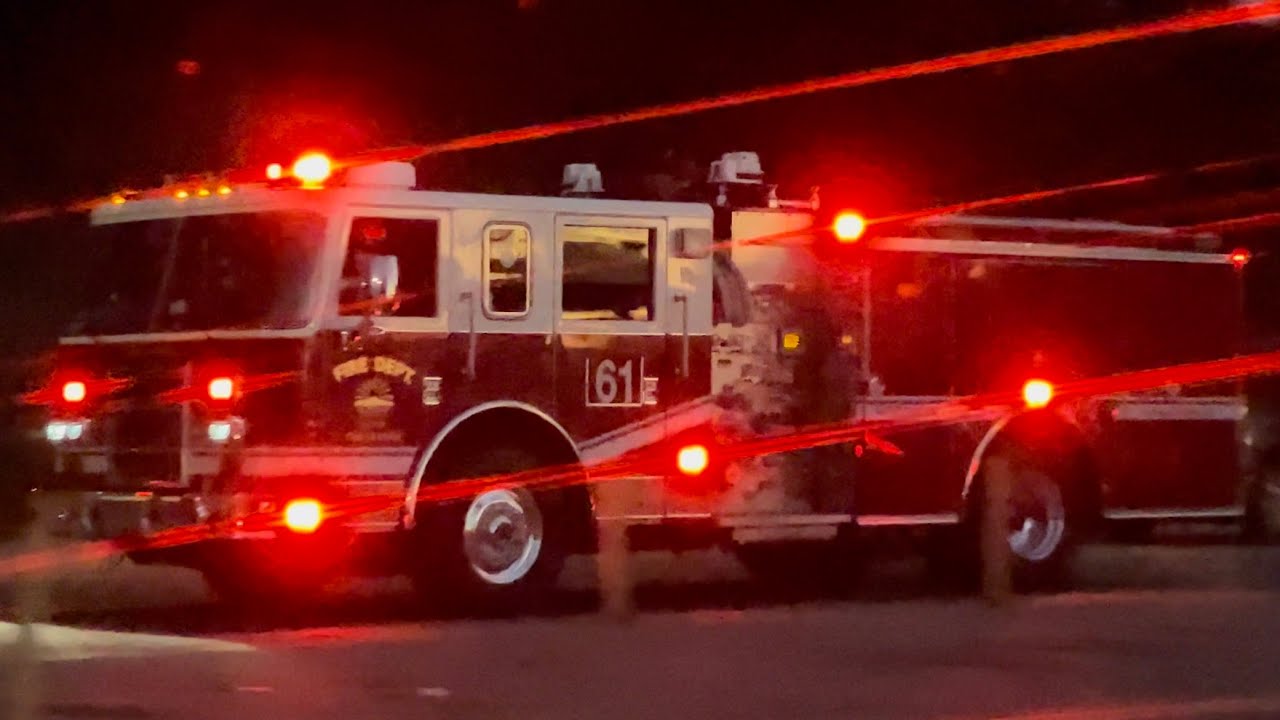 Chula Vista Fire Engine 61 Responding - YouTube