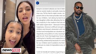 Kim Kardashian BLASTS Kanye West For Attacking Her Amid North TikTok Drama!