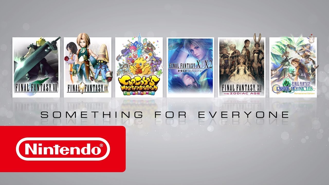 Final Fantasy Something For Everyone On Nintendo Switch Youtube