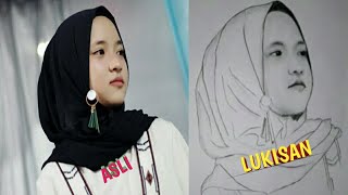 Wow Seperti Asli Nya. Melukis Gambar Nissa Sabyan