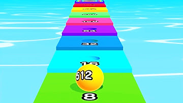 Ball Run 2048 Merge Number ! MAX LEVELS Gameplay Walkthrough New Update Part 343 android, ios