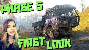 FIRST LOOK at PHASE 5!! - SnowRunner PTS - NEW Map and Trucks! - Live Multiplayer PC Gameplay